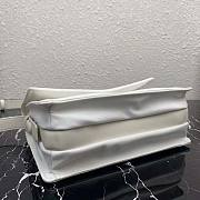 Prada Small Padded Re-Nylon Shoulder Bag White 23x16x11 cm - 5