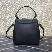 Valentino VLogo Signature Black Bucket Bag 20x19x12cm - 2