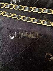 Chanel 22 Handbag Gold-Tone Metal Black 38x42x8cm - 6