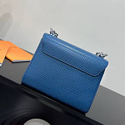 Louis Vuitton LV Twist PM Toledo Blue 19 x 15 x 9 cm - 3