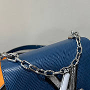 Louis Vuitton LV Twist PM Toledo Blue 19 x 15 x 9 cm - 5