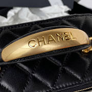 Chanel Vanity With Chain Black 16x9.5x8cm - 5