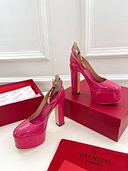 Valentino Garavani Platform Pump In Patent Pink 15.5cm - 1