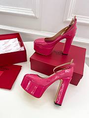 Valentino Garavani Platform Pump In Patent Pink 15.5cm - 5