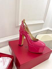 Valentino Garavani Platform Pump In Patent Pink 15.5cm - 4