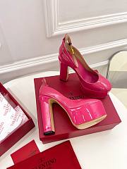 Valentino Garavani Platform Pump In Patent Pink 15.5cm - 2