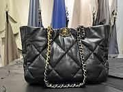 Chanel 19 Shopping Bag Black 41x24x10.5cm - 1