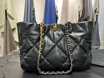 Chanel 19 Shopping Bag Black 41x24x10.5cm