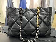 Chanel 19 Shopping Bag Black 41x24x10.5cm - 2