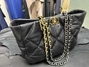 Chanel 19 Shopping Bag Black 41x24x10.5cm - 5