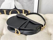 Dior Saddle Black Grained Calfskin 25.5 x 20 x 6.5 cm - 4