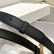 Dior Black Strap 102cm - 3