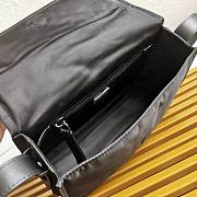 Prada Small Padded Re-Nylon Shoulder Bag Black 23x16x11 cm - 5