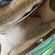 Gucci Diana Small Crocodile Brown Tote Bag 27x24x11cm - 6