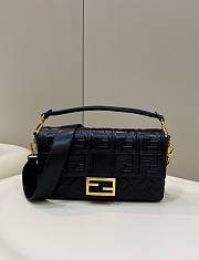 Fendi Baguette Black Leather Bag 32x16x5cm - 1