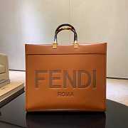 Fendi Sunshine Medium Tote Bag Brown 35 x 31 x 17cm   - 1