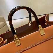 Fendi Sunshine Medium Tote Bag Brown 35 x 31 x 17cm   - 6