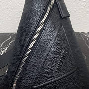 Prada Cross Leather Bag Black 32x6.5x17cm - 2