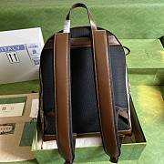 Gucci Backpack With Interlocking G 31.5x41x14.5cm - 6