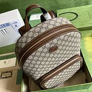 Gucci Backpack With Interlocking G 31.5x41x14.5cm - 2