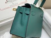 Hermes Mini Kelly Epsom Green 20cm - 5