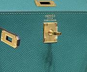 Hermes Mini Kelly Epsom Green 20cm - 2