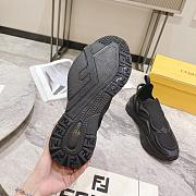 Fendi Flow Black Mesh Running Sneaker - 5