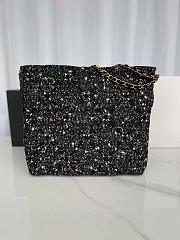 Chanel 22 Handbag Black Tweed 35x37x7cm - 5