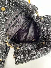 Chanel 22 Handbag Black Tweed 35x37x7cm - 3