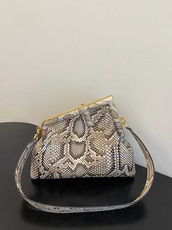 Fendi First Medium Python Leather 32.5 x 23.5 x 15 cm