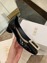 Dior Idylle Ballet Pump Black Patent Heel 3.5cm - 5