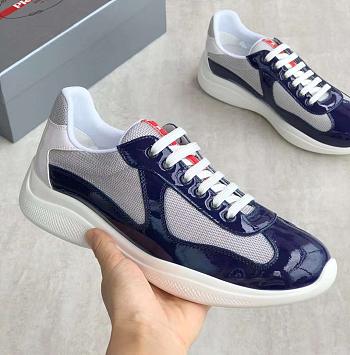 Prada America's Cup Sneakers Blue Silver