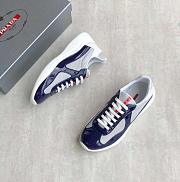 Prada America's Cup Sneakers Blue Silver - 4