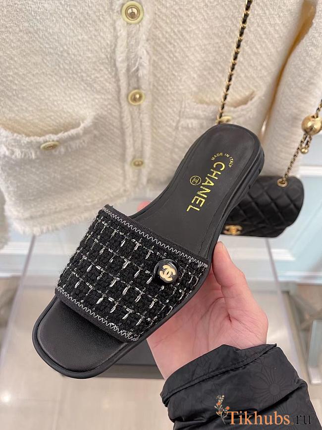 Chanel Sandals Black 02 - 1