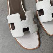 Hermes Oran White Epsom - 6