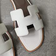 Hermes Oran White Epsom - 5