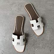 Hermes Oran White Epsom - 4