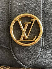 Louis Vuitton LV Pont 9 Soft Black MM 25x17.5x8cm - 3