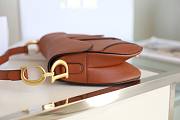 Dior Saddle Brown 25.5x20x6.5cm - 2