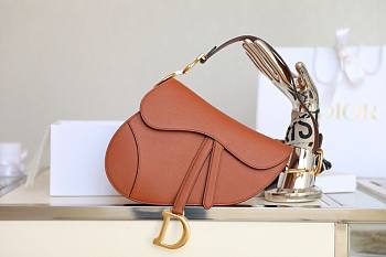 Dior Saddle Brown 25.5x20x6.5cm
