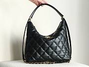 Chanel Hobo Lambskin Black 30x37x8cm - 1