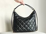 Chanel Hobo Lambskin Black 30x37x8cm - 3