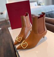 Valentino Brown Boots Heel 4.5cm - 1