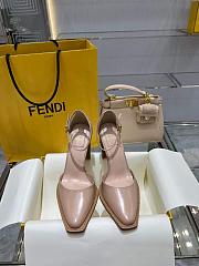 Fendi Cut Pink Heels 11m - 4