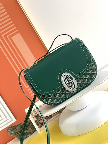 Goyard 233 Bag Green 25x17x8cm