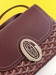 Goyard 233 Bag Purple 25x17x8cm - 4