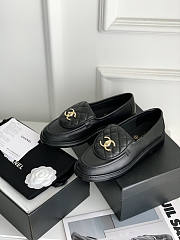 Chanel Black Loafers - 5