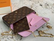 Louis Vuiiton LV Felicie Pochette Pink 21 x 12 x 3 cm - 6