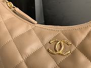 Chanel Hobo Lambskin Beige 30x37x8cm - 6