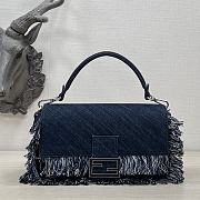 Fendi Baguette Denim 27×6.5×17cm - 1